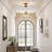 Semi Flush Mount Ceiling Light with Glass Shade-2082343581