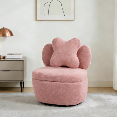 Upholstered Swivel Accent Chair