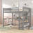 Fadia Full Solid Wood Loft Bed with Bookcase by Harriet Bee-1953091056