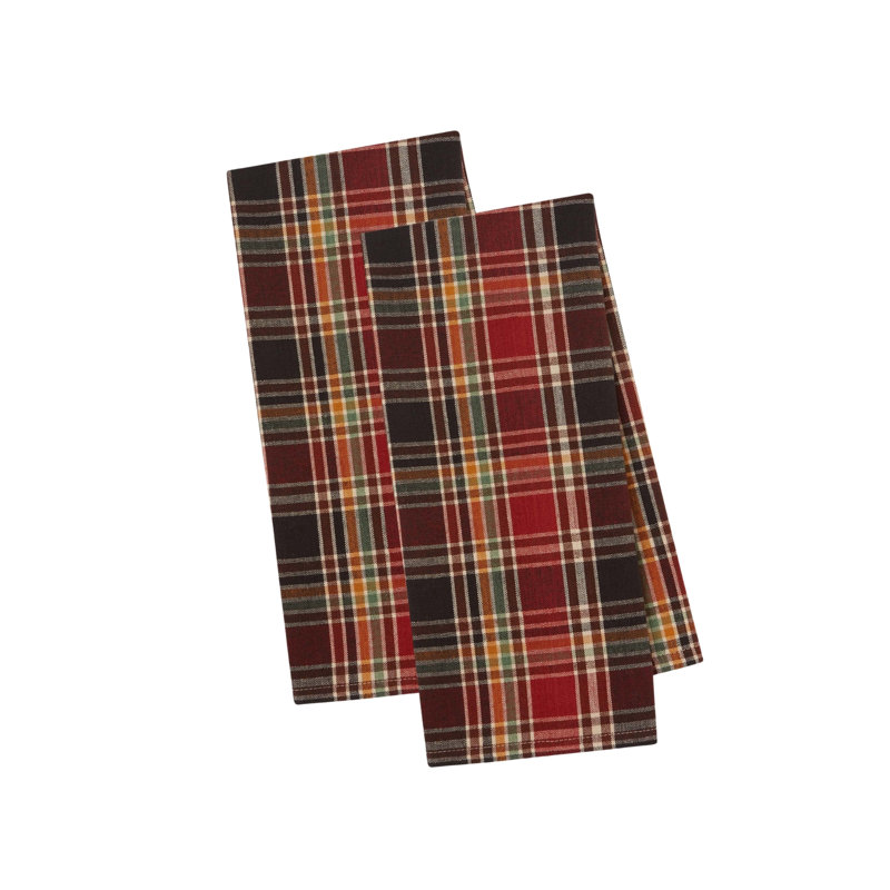 High Country Plaid Dishtowel Set/2