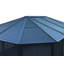 Gazebo Penguin Florence Solarium 3,66 m x 5,49 m Toit en métal noir-108608076-108608077-90546098