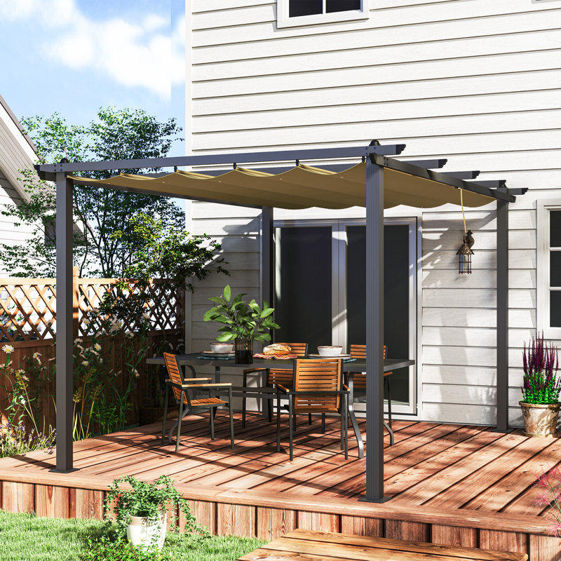 2.37m x 3.95m x 2.96m Pergola