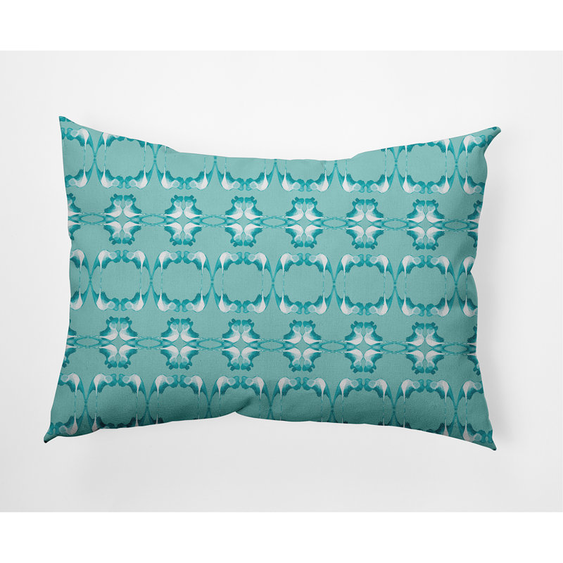 Housse et insert de coussin rectangulaire en polyester pour l'intérieur et l'extérieur