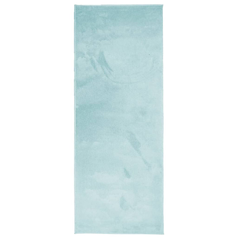 Round Inloes Solid Colour Area Rug, Runner 80 x 200cm
