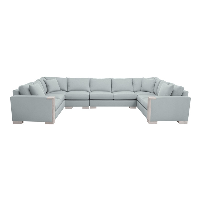 Abingdon By Michael Weiss Upholstered Sectional Symmetrical, Ian Haze, Dove Gray