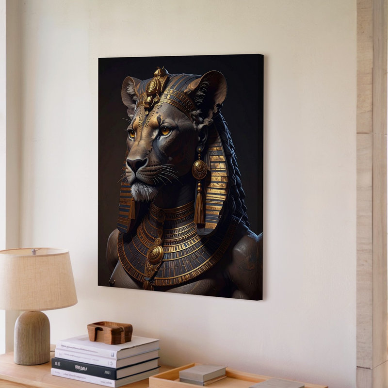 «Wall Art Canvas Voici la description du produit et optimisation du Seohmet pour votre lionne Sekhmet, H 20 po x l 20 po