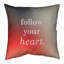 Housse de coussin à main manuscrite follow your cardiaque-495265881-495376367
