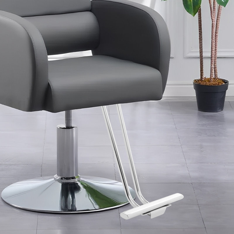 Repose-pieds réglable pour fauteuil de coiffure et de beauté, acier robuste, support de détente ergonomique