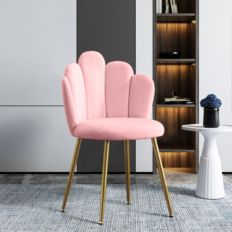 Fauteuil de maquillage Latara, Rose