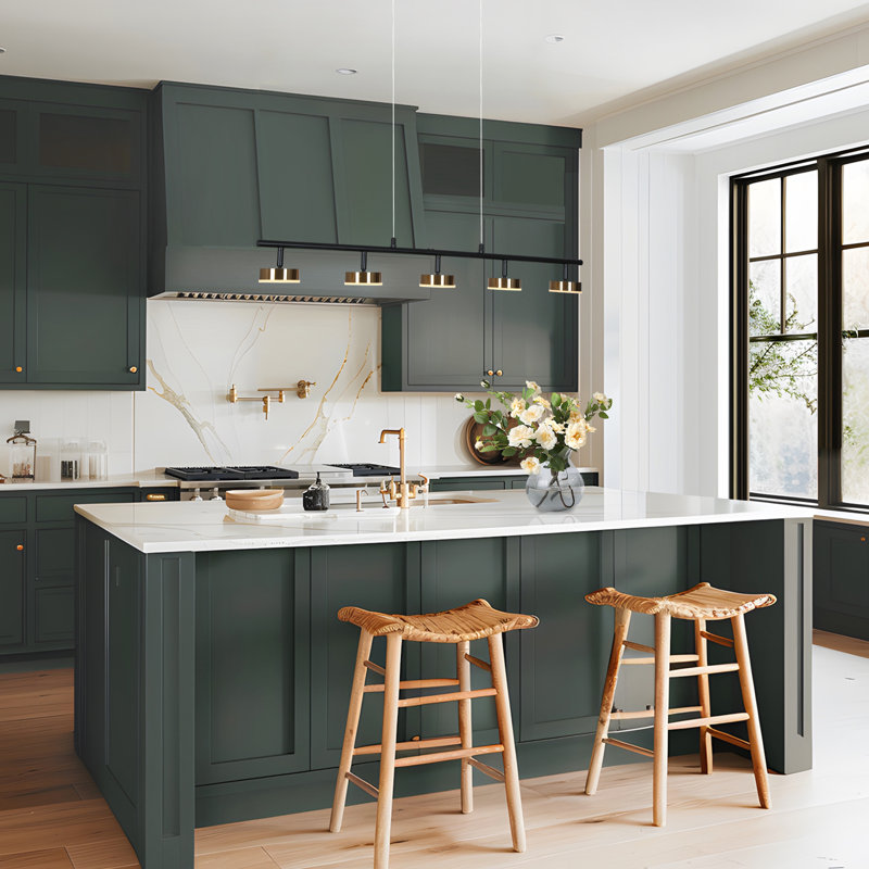 Essinger 5 - Light Kitchen Island Linear LED Pendant