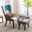 Kade Upholstered Armchair with Footstool-149706998