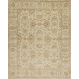 Notting Hill Hand Knotted Wool Area Rug in Beige