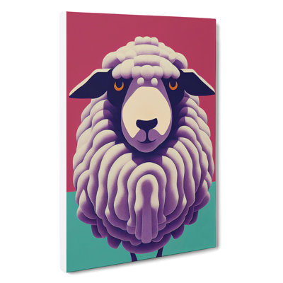 XC1022-1632X Colourful Sheep - Wrapped Canvas Print