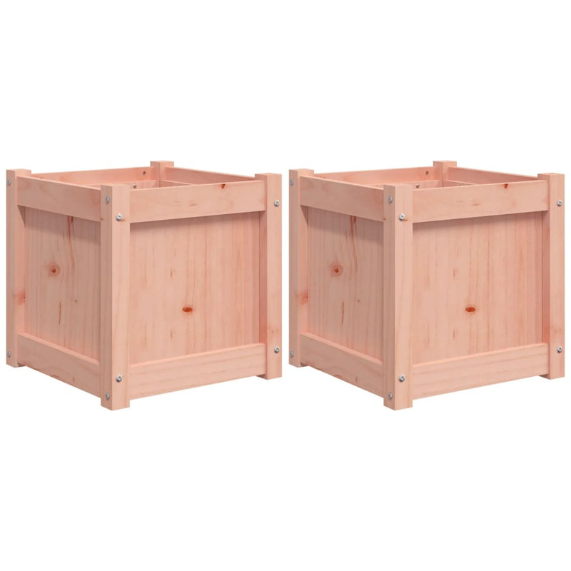 Brieuc Wood Planter Box, Cherry, 2