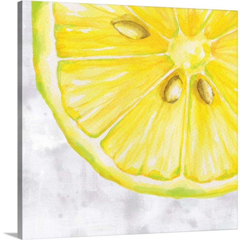 « Fruit II » par Eva watts, reproduction d’art sur toile, H 48 po x l 48 po x P 1,25 po, Toile tendue