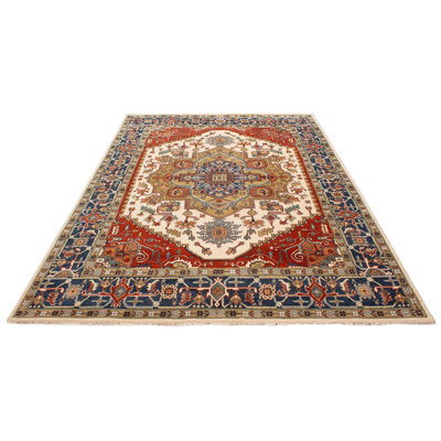 Serapi Heritage Ivory Rug 9'10" x 13'9"
