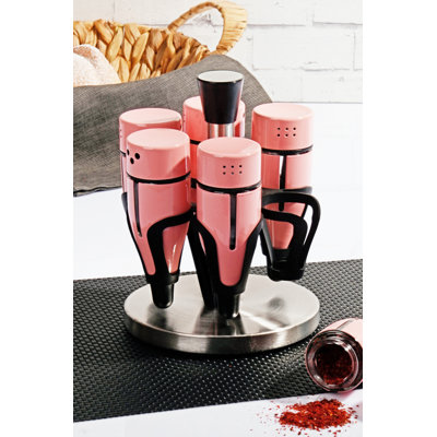 Freestanding Spice Jar & Rack Set