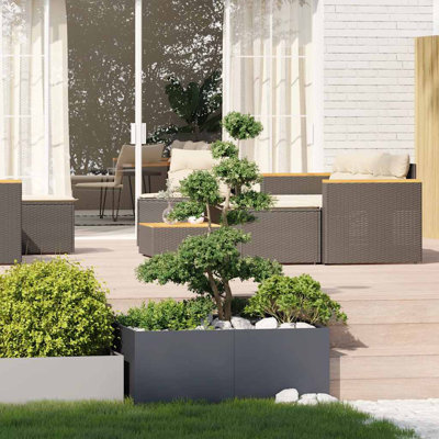 Planter 100X100Cm Steel