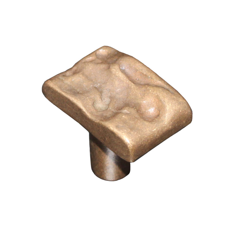Stone Concepts Rectangle Knob, Rustic Bronze