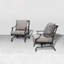 Ensemble de chaises pivotantes 2 pièces Fanshuai-1679090708