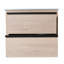 Armoire de salle de bain murale 24 po avec 2 tiroirs à fermeture douce et lavabo en céramique blanche - Design contemporain Bva02524plo-g-bl9060b (w1286s00034-1640393836
