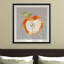 Splash of Apple - reproduction d'art encadrée sur papier-1085763497