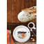 Wildlife Handmade Earthenware Salad/Dessert Plate