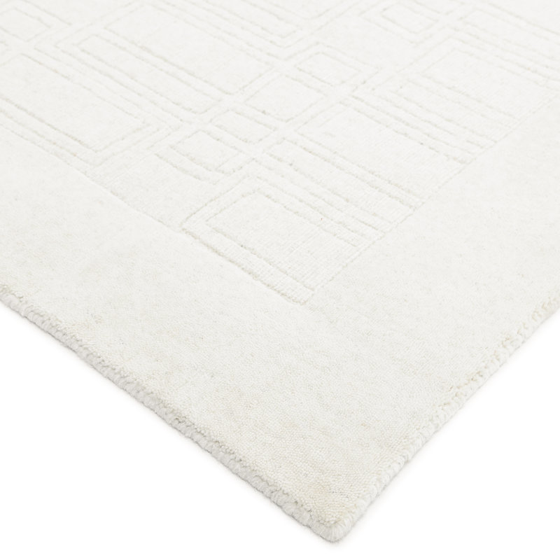 Ayr Handmade Wool Area Rug, Rectangle 5' x 8'