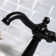 Kingston Brass Knight Single-Handle 1-Hole Deck Mount Bathroom Faucet with Push Pop-Up and Deck Plate