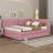 Cathaline Full Size Upholstered Daybed with 2 Storage Drawers Sofa Bed Frame-1496762143
