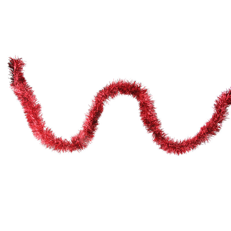 Guirlande 12 pi avec guirlande de Noël, Rouge