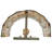 Regal Splendor Flush Mounted Sconce