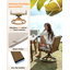 Ensemble repas d'extérieur en aluminium, chaises pivotantes et table avec trou pour parasol Seehill-110924313-110924312