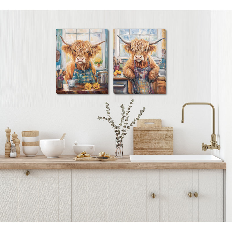Ensemble d'art mural sur toile Kitchen Time