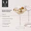 Ensemble de verres à martini Viski