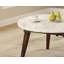 Table basse en marbre blanc Gasha