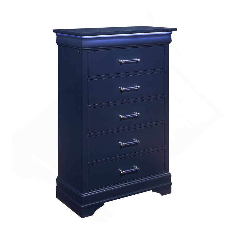 COFFRET BLEU CHARLSTON AVEC DEL, Bleu
