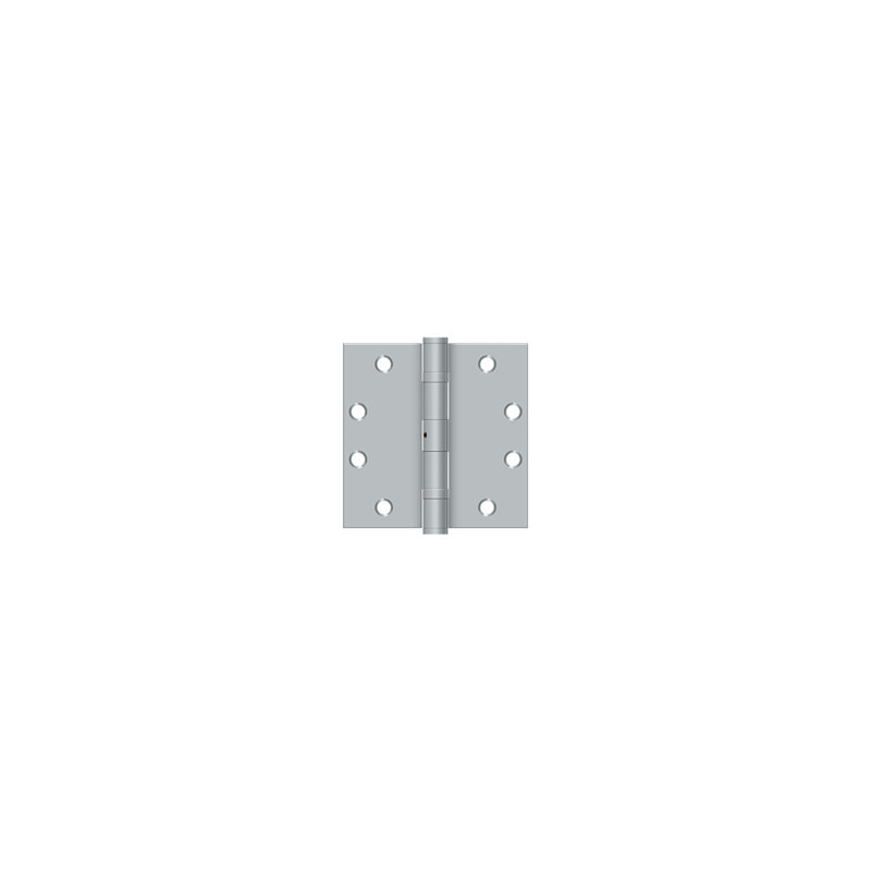 102'' x 102'' Steel Butt Bearing Hinge, Brushed Chrome