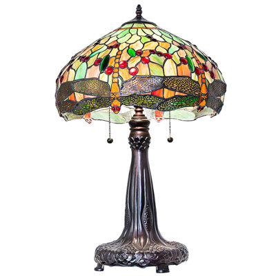 Meyda Tiffany & Stained Glass Table Lamp
