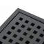 Drain de plancher de douche carré de 6 pouces avec bonde, grille à motif amovible, acier inoxydable SUS 304 de qualité alimentaire