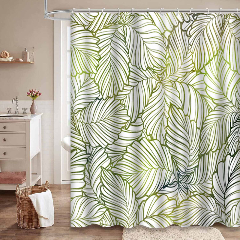 Rideau de douche à 12 crochets Fresh, L 72 po x l 84 po