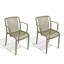 Badi Stackable Outdoor Patio Dining Armchair-726881101
