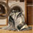 Machine Washable Ortmund Bird Of Paradise Modern & Contemporary Abstract Rug in Beige – Beige Binding-855831413
