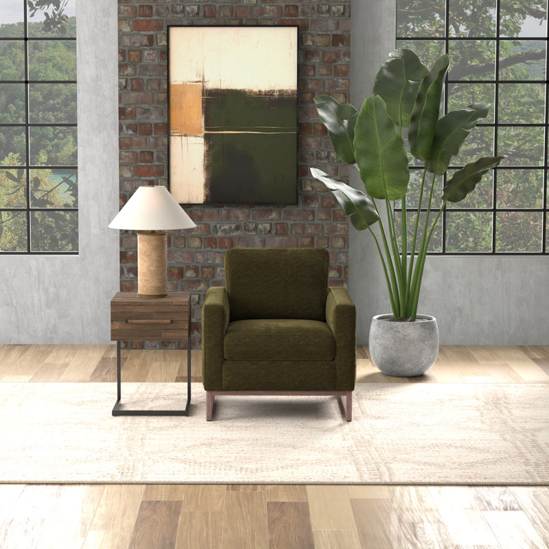 Fauteuil d'appoint, Vert olive