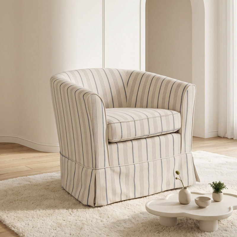 Fauteuil pivotant club pour le salon et la chambre à coucher