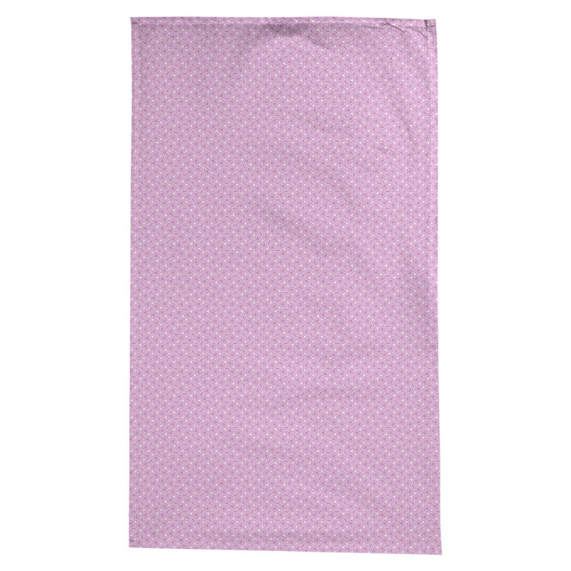 Nappe à motif géométrique 100% coton leffel, Rose et pastel