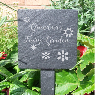 Oglesby Stone Plants & Flowers Garden Sign