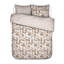 Jackie Sand/Red Standard Cotton 200 TC 2 Piece Duvet Cover Set