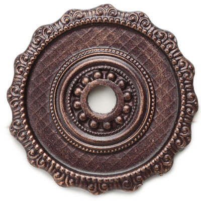 Oracle large round escutcheonin Oil Rub Bronze