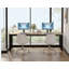 Bureau double 78,74 "pour 2 personnes, poste de travail industriel avec structure en métal robuste-763919661